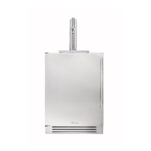 True 24 Inch Left Hinge Outdoor Single Tap Beverage Dispenser - Stainless Steel - TUR-24BD-L-SS-C