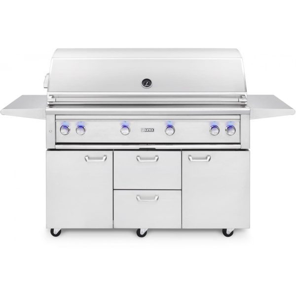 Lynx Professional 54-Inch Natural Gas Grill With One Infrared Trident Burner And Rotisserie - L54TRF-NG