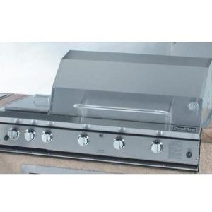 ProFire Professional Series 48-Inch Infrared Hybrid Propane Gas Grill With Rotisserie & Double Side Burner