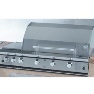 ProFire Professional Series 48-Inch Infrared Hybrid Natural Gas Grill With Rotisserie & Double Side Burner