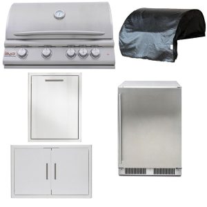 Blaze LTE+ Marine Grade 5-Piece 32-Inch Natural Gas Outdoor Kitchen Package