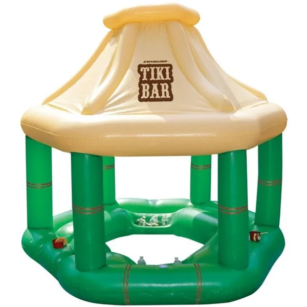 Tiki Bar Inflatable Pool Float