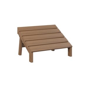 Mayhew Recycled Plastic Adirondack Ottoman in Antique Mahogany by Berlin Gardens