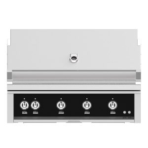 Hestan 42-Inch Built-In Propane Gas Grill W/ Sear Burner & Rotisserie - Stealth - GMBR42-LP-BK