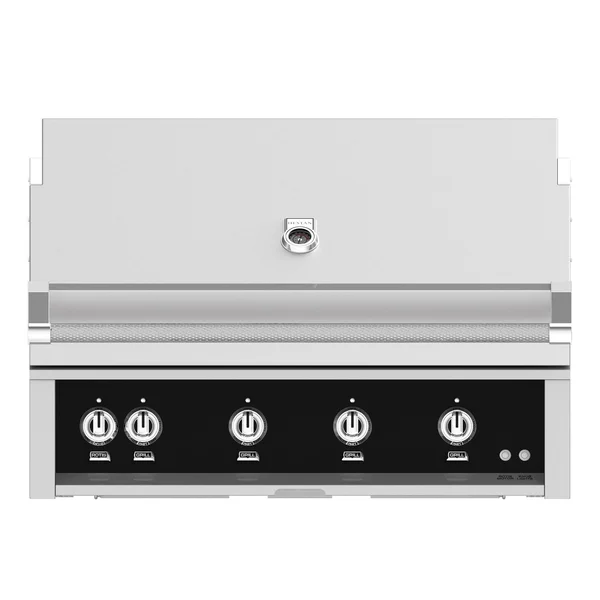 Hestan 42-Inch Built-In Natural Gas Grill W/ Rotisserie - Stealth - GABR42-NG-BK