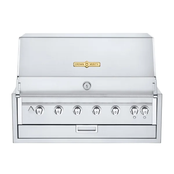 Crown Verity Infinite Series 42-Inch Built-In Natural Gas Grill W/ Lights - IBI42NG-LT
