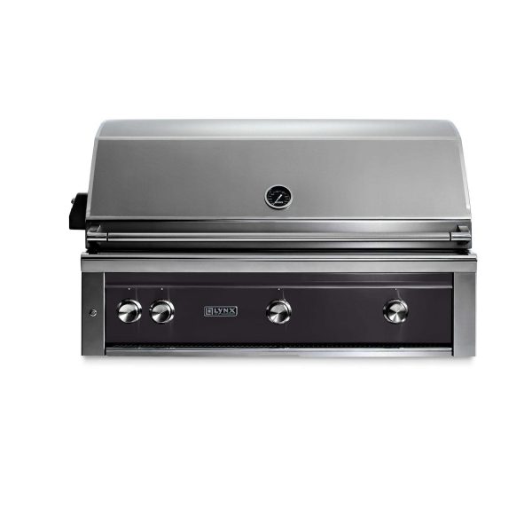 Lynx Professional 42 Inch Built-In Natural Gas Grill w/ Rotisserie in Obsidian - L42R-3-OBNG