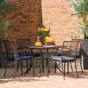 Kettler PILANO 5 Piece Steel Mesh Dining Set