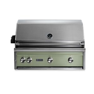 Lynx Professional 36 Inch Built-In All Infrared Trident Propane Grill w/ Flametrak & Rotisserie in Desert Sage - LF36ATR-DSLP