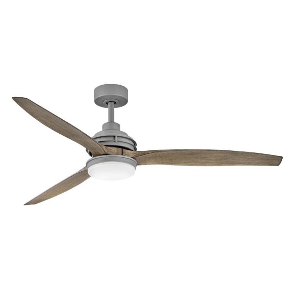 Hinkley Lighting Artiste 60-Inch LED Indoor / Outdoor Ceiling Fan - Graphite - 900160FGT-LWD