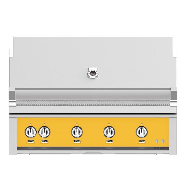Hestan 42-Inch Built-In Propane Gas Grill W/ Rotisserie - Sol - GABR42-LP-YW
