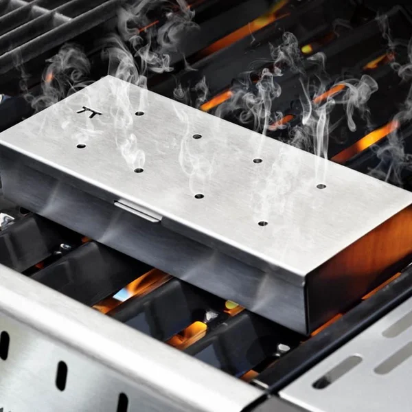 Outset Stainless Steel Wood Chip Smoker Box - QS77