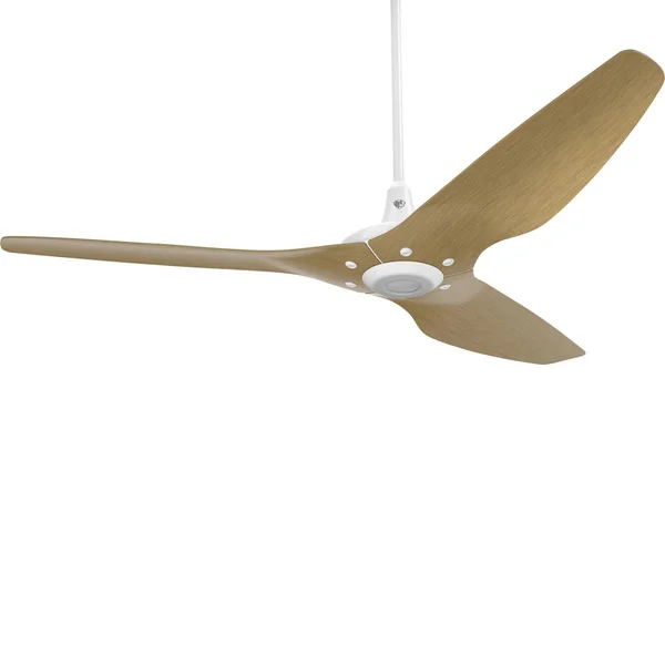 Big Ass Fans 60-Inch Haiku Ceiling Fan Universal Mount W/32-Inch Downrod in White/Caramel - MK-HK4-052506A259F504G10I32