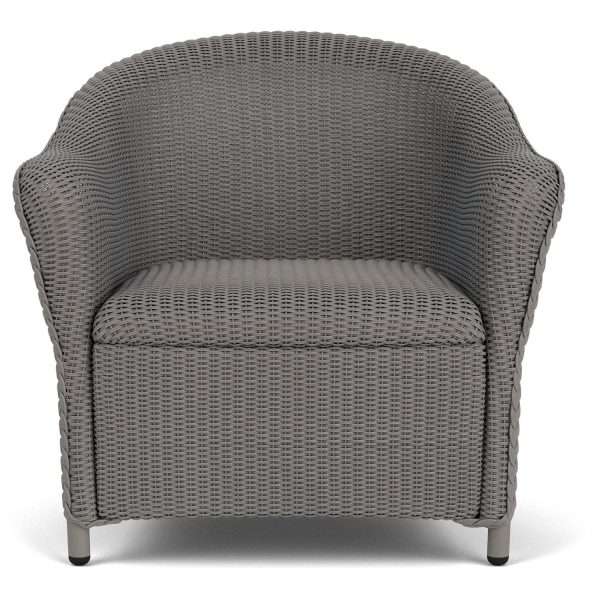 Reflections Lloyd Loom Club Chair in Pewter by Lloyd Flanders