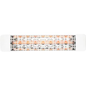 Eurofase Brix Series 39 Inch 2000 Watt Single Element Marine Grade 240V Electric Patio Heater in White - EF20240W5