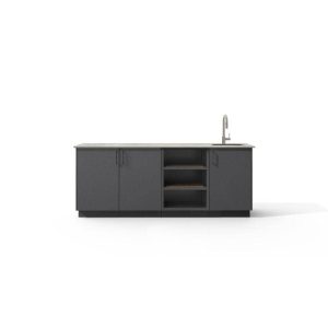 Urban Bonfire Reef Outdoor Kitchen w/ Keon Dekton Countertop & Anthracite Finish - B-Reef-Keon-Anthracite