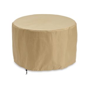 The Outdoor GreatRoom Company 42-Inch Round Polyester Ripstop Fire Pit Burner Cover for 30-Inch Cove Fire Pits - Tan - CVR42