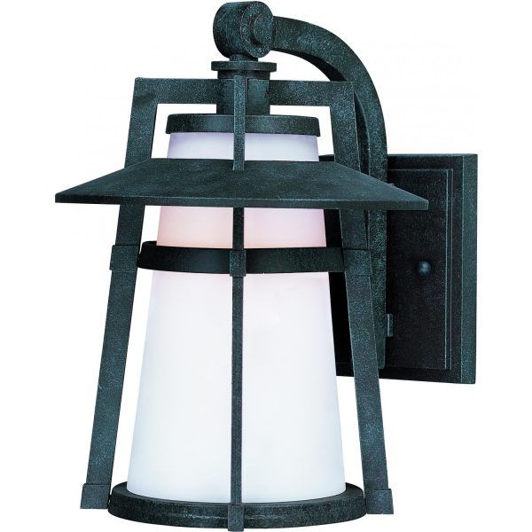 Maxim Calistoga One Light 15-Inch Outdoor Wall Light - Adobe - 3536SWAE