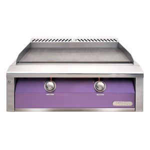 Alfresco 30-Inch Built-In Propane Griddle in Blue Lilac - AXE-30GT-LP-S4005