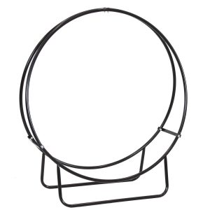 Ultimate Patio Steel Firewood Log Hoop - 40-Inch