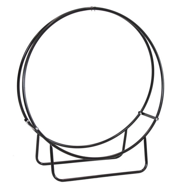 Ultimate Patio Steel Firewood Log Hoop - 40-Inch