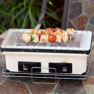 Ultimate Patio 17-Inch Large Yakatori Tabletop Charcoal Grill - 60450