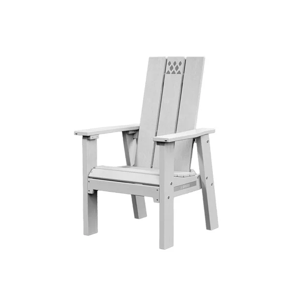 X Series Recycled Plastic Club Chair in White by Breeo