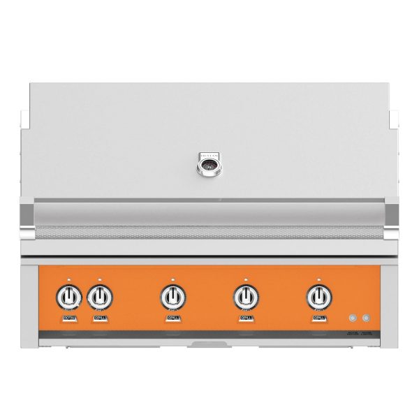 Hestan 42-Inch Built-In Propane Gas Grill W/ Rotisserie - Citra - GABR42-LP-OR