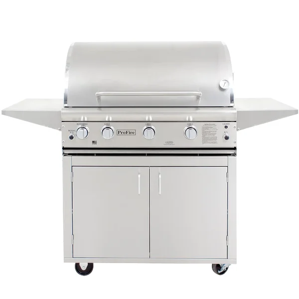 ProFire Professional Deluxe Series 36-Inch Infrared Hybrid Natural Gas Grill With Rotisserie