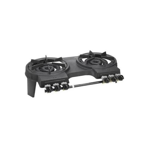 Portable Cast Iron Double Propane Burner