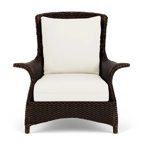 Mandalay Lloyd Loom Club Chair in Mink/Sailcloth Salt by Lloyd Flanders