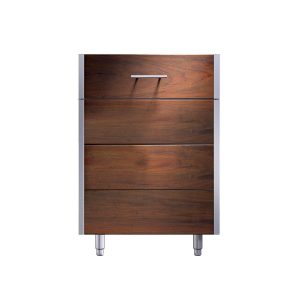 Kalamazoo Arcadia 24 Inch Waste & Recycling - Pull-Out - Ipe Finish - KD-24-1W-IPE-S4