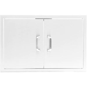 BBQGuys Signature 32-Inch Stainless Steel Double Access Door - Traditional