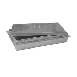 Kabobmaster 30 Inch Stainless Steel Stone Series Built-In Charcoal Grill - KM-S3019-SS