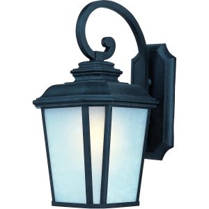 Maxim Radcliffe One Light 20-Inch Outdoor Wall Light - Black Oxide - 3346WFBO