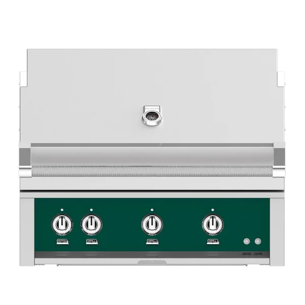 Hestan 36-Inch Built-In Natural Gas Grill W/ Sear Burner & Rotisserie - Grove - GMBR36-NG-GR