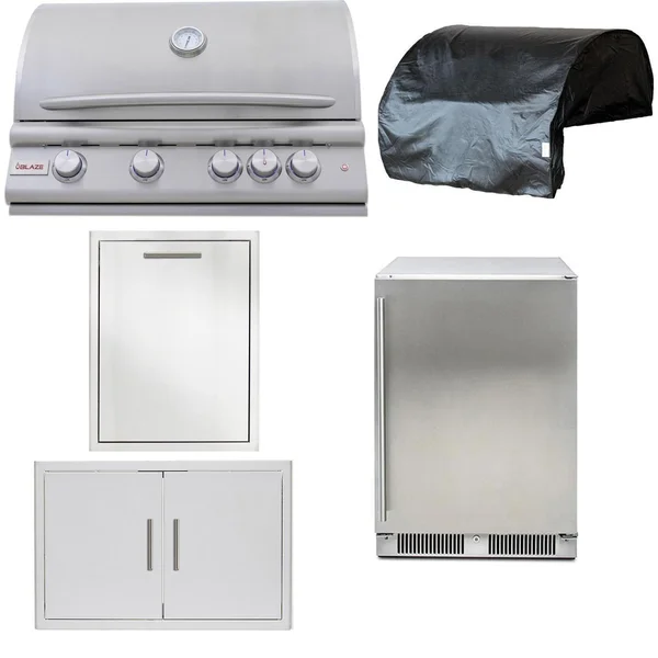Blaze LTE+ 5-Piece 32-Inch Natural Gas Outdoor Kitchen Package