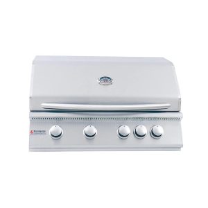 RCS Premier Series 32-Inch 4-Burner Built-In Propane Gas Grill With Rear Infrared Burner - RJC32ALP