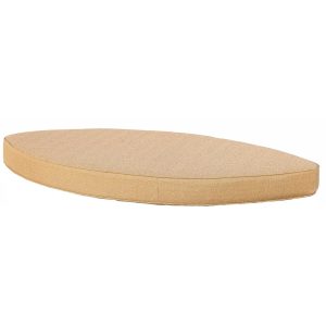 Darlee Santa Anita Replacement Leaf Shape Ottoman Sunbrella Cushion  - Sesame