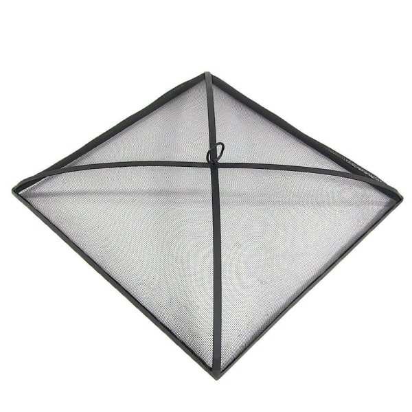 Ultimate Patio 30-Inch Square Mesh Fire Pit Spark Screen