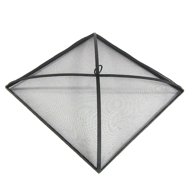 Ultimate Patio 24-Inch Square Mesh Fire Pit Spark Screen
