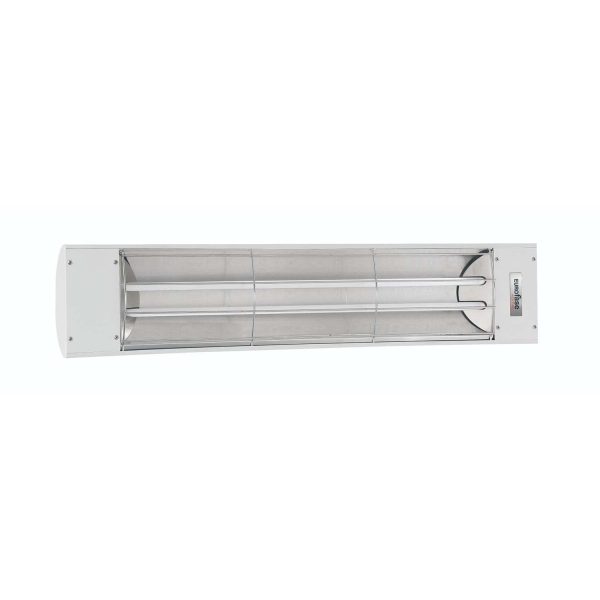 Eurofase 39-Inch 5000 Watt Dual Element 277V Electric Infrared Patio Heater - White - EF50277W