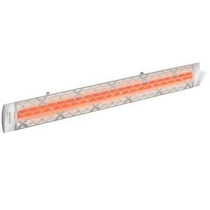 Infratech Motif Traditional 61 1/4 Inch 2600W Dual Element Electric Patio Heater - 240V - Stainless Steel - CD5224SS4