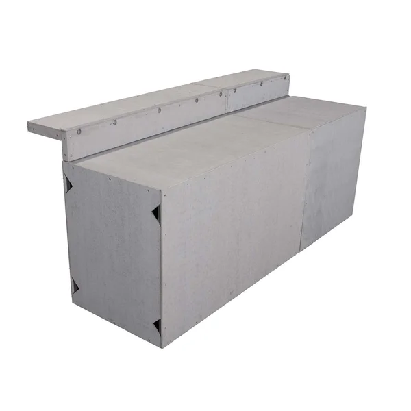 Universal 8 ft Ready To Finish Straight Outdoor Kitchen System Appliance and Storage Cabinets W/Bars