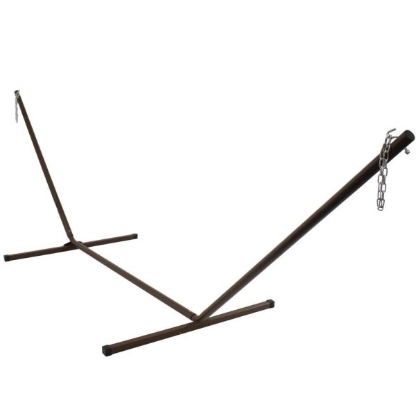 Ultimate Patio Heavy-Duty Steel Beam Hammock Stand - Bronze