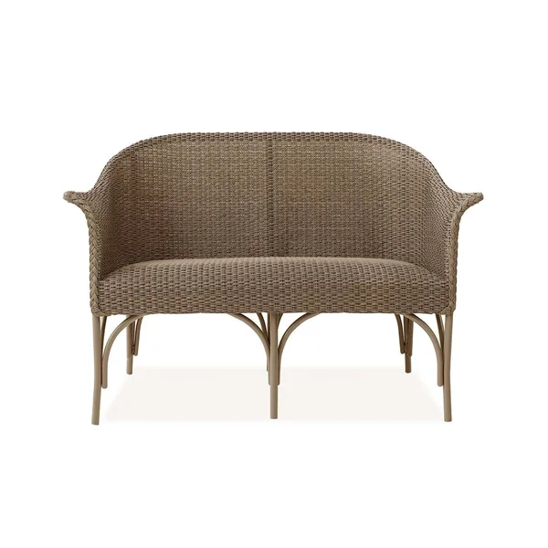 Timeless View 2 Person Wicker Loveseat in Fawn by Lakeview Outdoor Designs