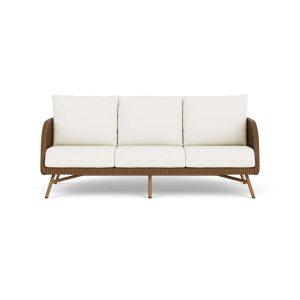 Essence Lloyd Loom Sofa in Hickory/Sailcloth Salt by Lloyd Flanders
