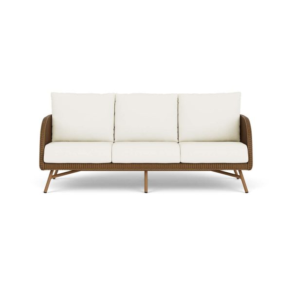 Essence Lloyd Loom Sofa in Hickory/Sailcloth Salt by Lloyd Flanders