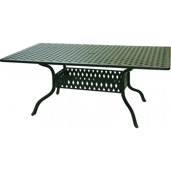 Series 30 72 X 42 Inch Cast Aluminum Dining Table by Darlee