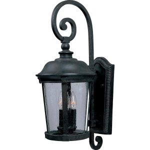 Maxim Dover VX Three Light 31-Inch Outdoor Wall Light - Bronze - 40095CDBZ